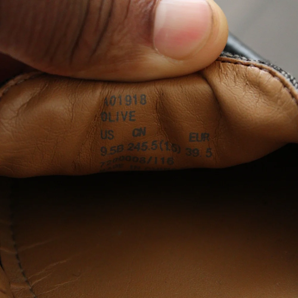 Coach Signature Logo Slip-On Loafers in Charcoal Gray - Picture 10 of 10